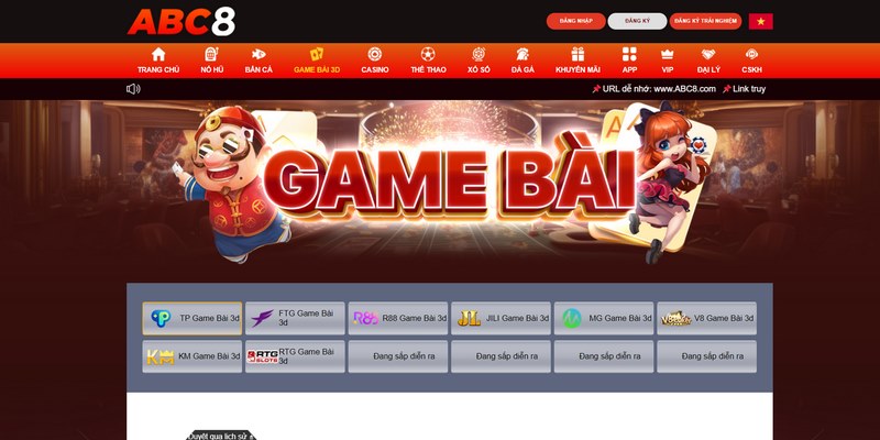 Cá cược game bài tại abc8